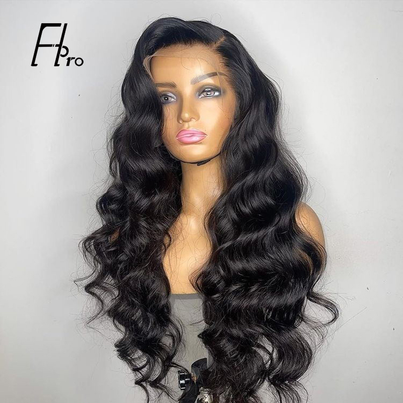 Wholesale 13x6 Lace Front Wig Free Part Hair Body Wave Natural Color